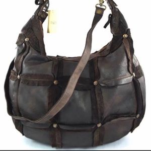 Civico 93 Patchwork, Boho, leather, bag NEW!